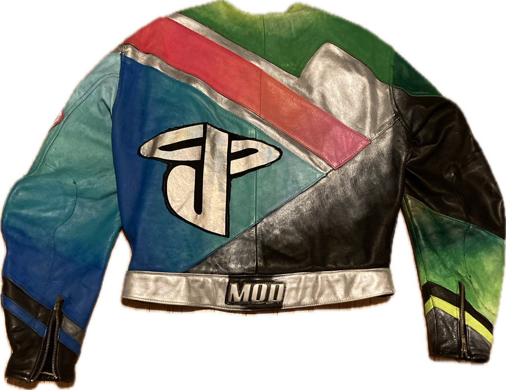 Leather Y2K Playstation Jacket