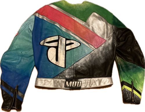 Leather Y2K Playstation Jacket